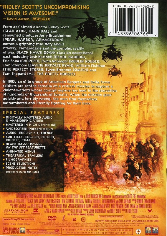 Rent Black Hawk Down 2001 on DVD and Blu-ray - DVD Netflix